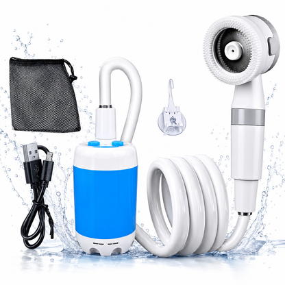 Portable outdoor shower